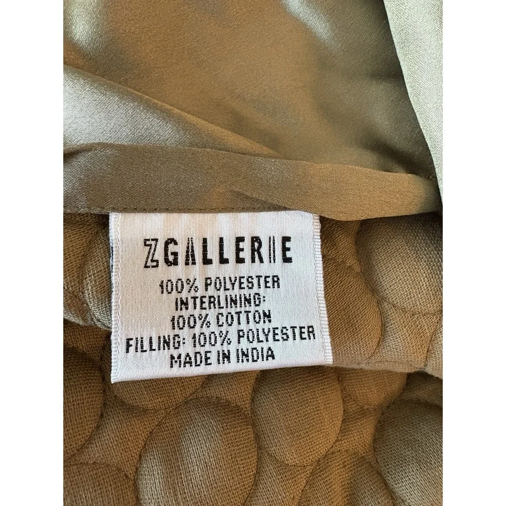 Z GALLERIE green‎  Textured  Pillow Sham Set of 2 NWOT 26x20